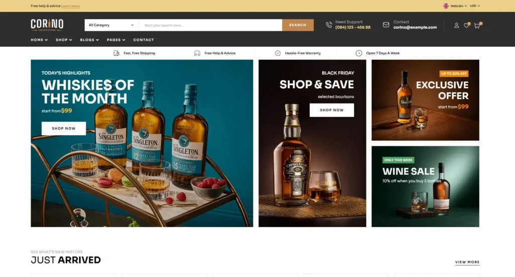 Corino - Liquor Online Store