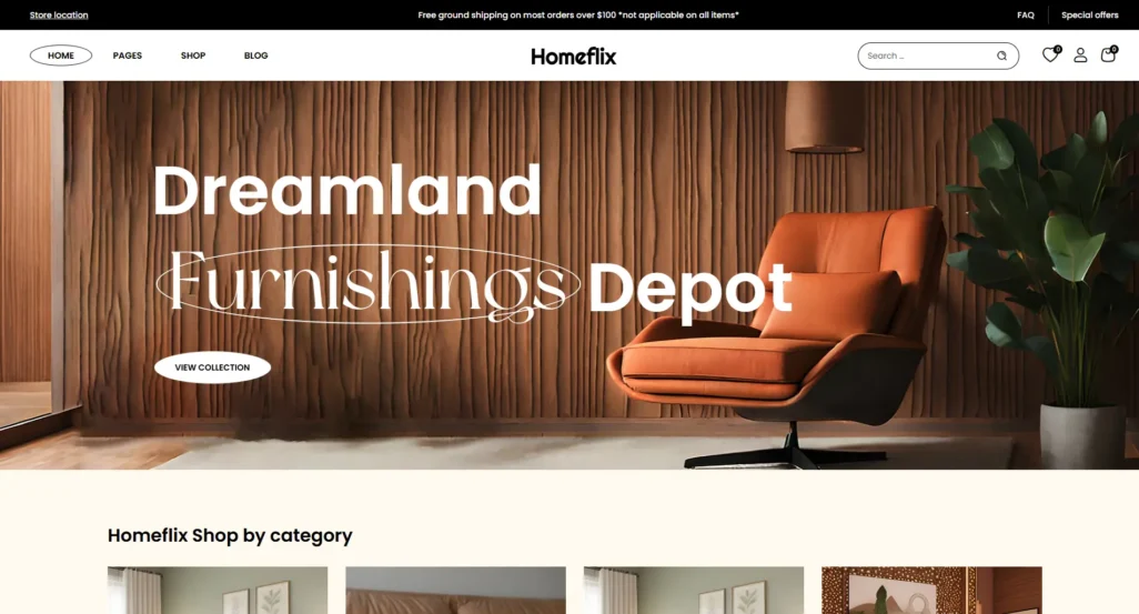 Homeflix - Furniture Store