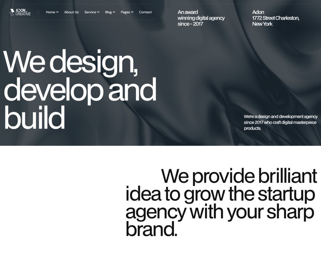 Adon – Creative Agency & Portfolio