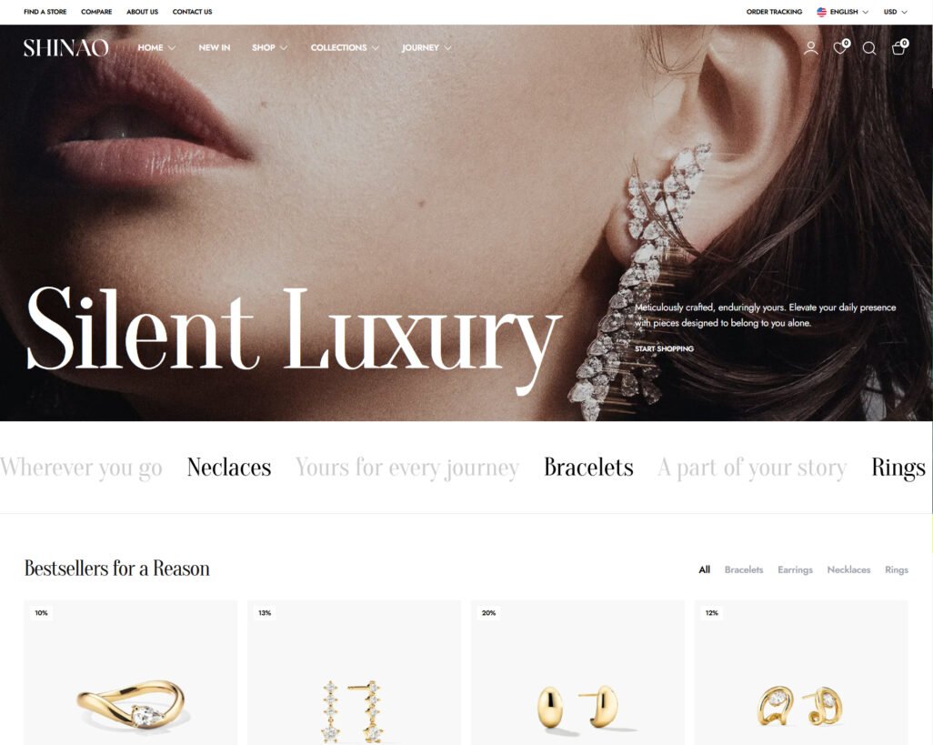 Shinao – Jewelry Store Template